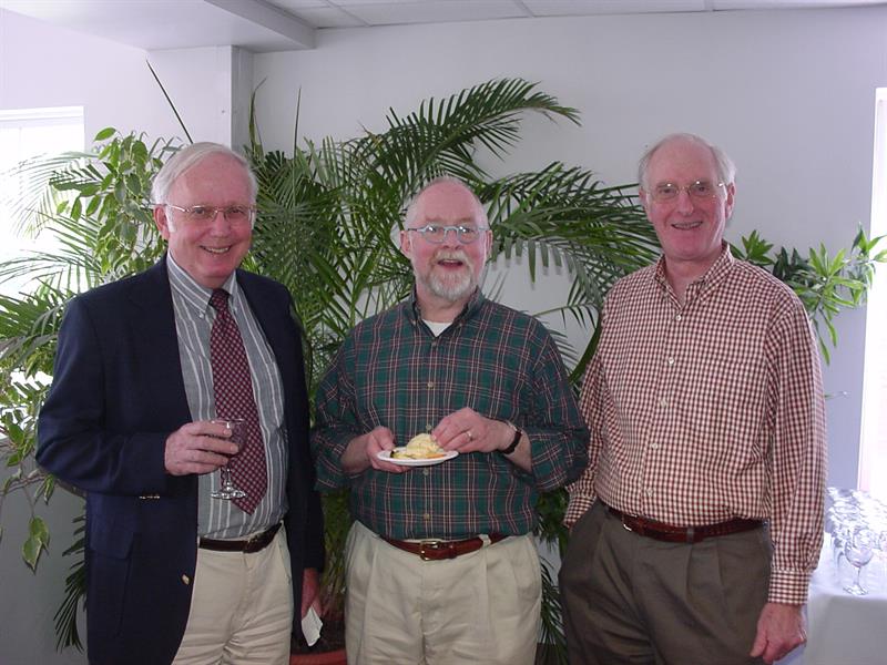 Dan Callahan with colleagues Lawrence Duggan and John Bernstein