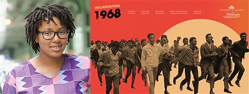 Simone Austin and the Wilmington 1968 website